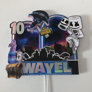 Toppers FORTNITE 3D personnalisé