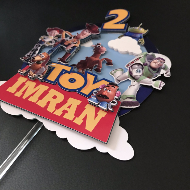 Toppers TOY STORY 3D personnalisé