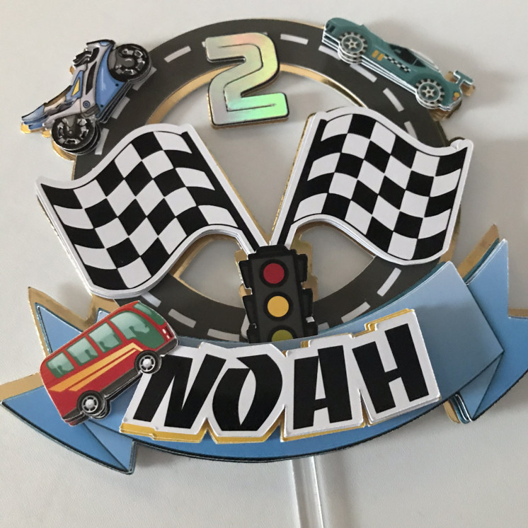 Toppers FORMULE 1 3D personnalisé