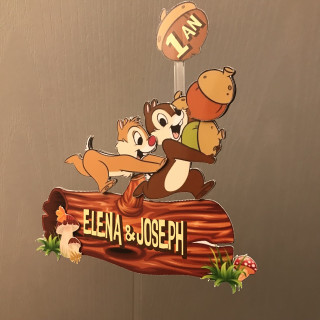 Toppers TIC & TAC 3D personnalisé