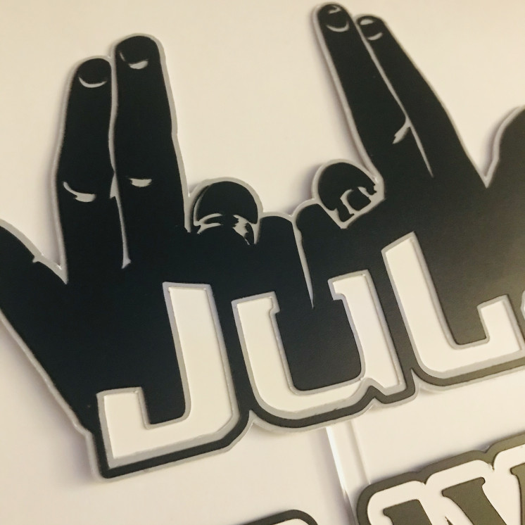 Toppers JUL 3D personnalisé