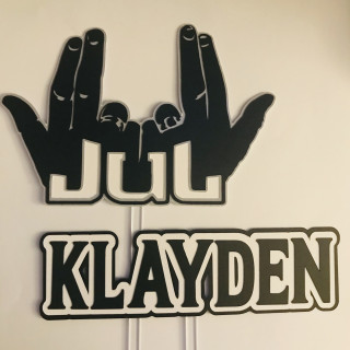 Toppers JUL 3D personnalisé