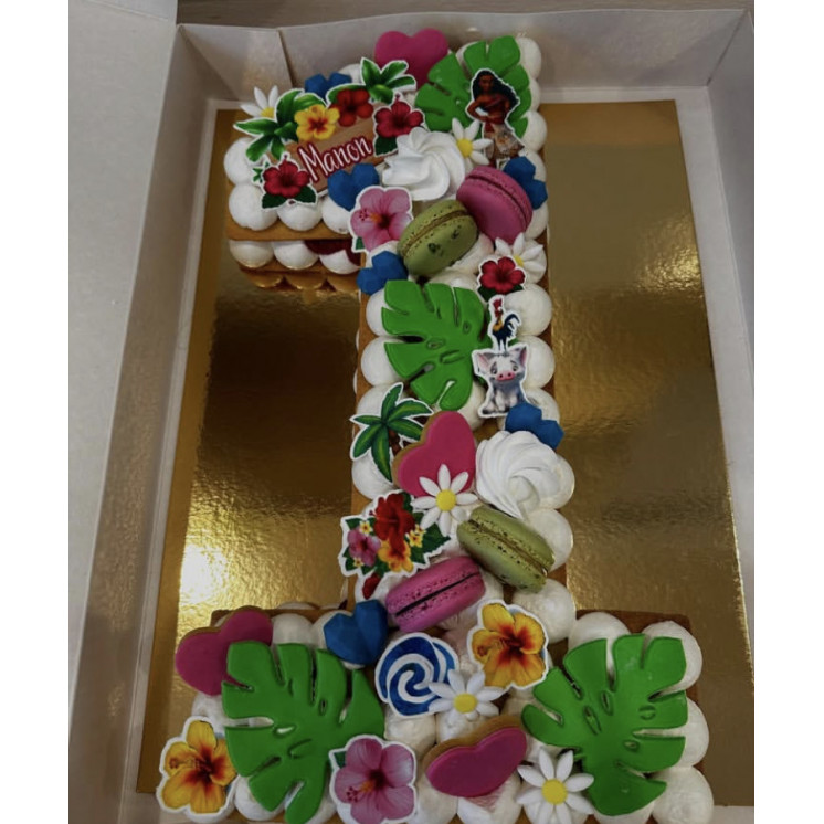 Impression alimentaire pour NUMBER CAKE personnalisés