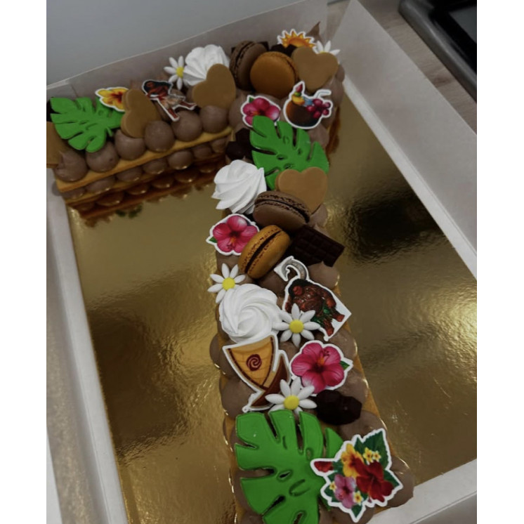 Impression alimentaire pour NUMBER CAKE personnalisés