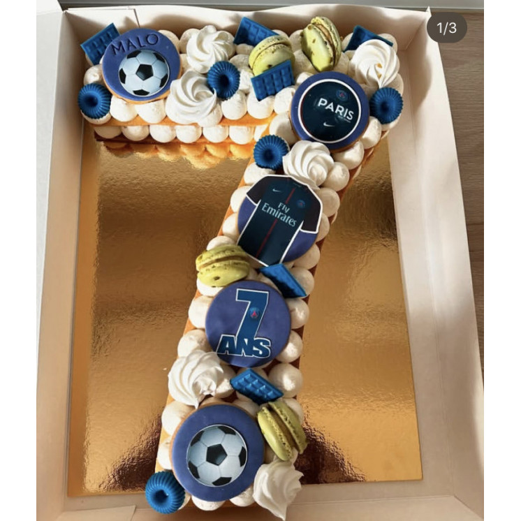 Impression alimentaire pour NUMBER CAKE personnalisés