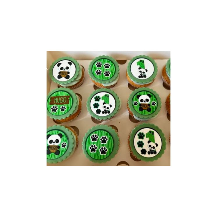 Mini disques pour CUPCAKES  Prédécoupés personnalisés