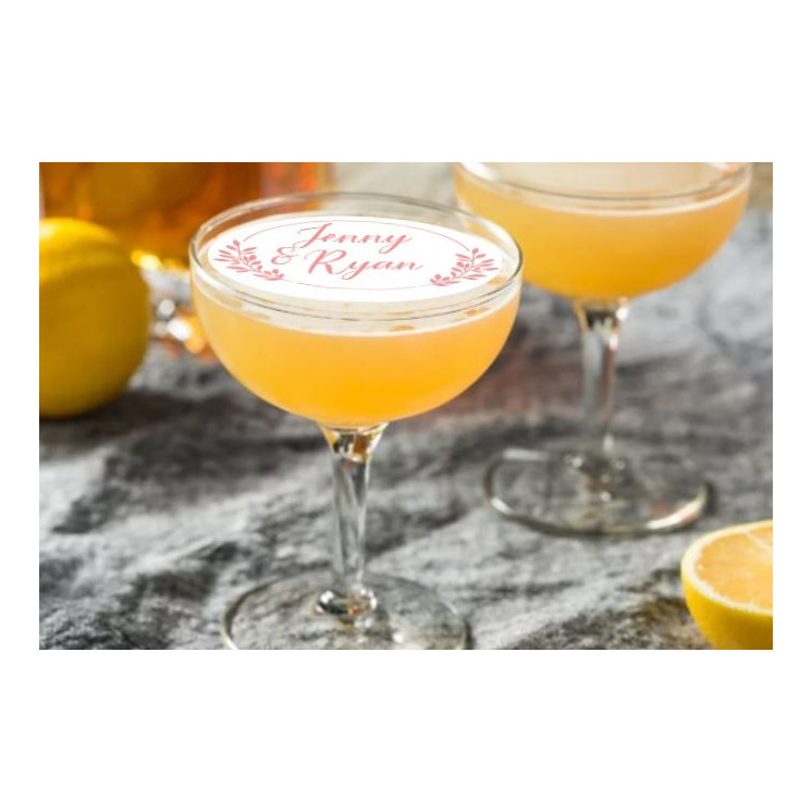 Disques cocktails personnalisés